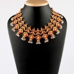 Gold Antique Ruby Choker From Bhima Jewellery