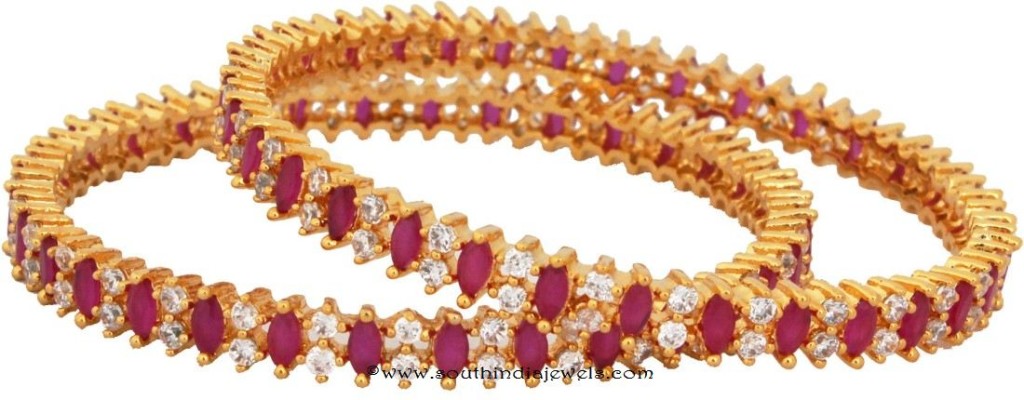 Buy online gold plated bangles