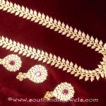 Gold Plated Necklace Set From Swarnakshi