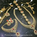 Imitation Ruby Bridal Jewellery Set