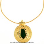 Kerala Style Gold Short Necklace