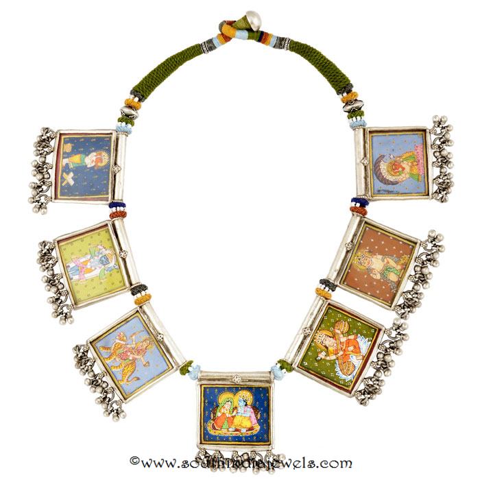 Silver Threaded Necklace from Amrapali