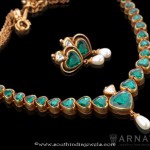 Gold Emerald Necklace from Arnav