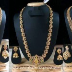 Latest 1 Gram Gold Long Necklace Designs 2016