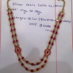 Double Layer Ruby Necklace