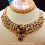 22k Gold Kundan Navarathna Necklace