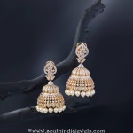 Gold Jhumka From Creations Jewellery