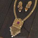 Gold Plated Antique Long Necklace