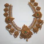 Gold Antique Temple Choker Necklace