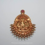 Gold Antique Pendant From Prakruthi