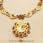Gold Designer Necklace from Sumathi Jewellers