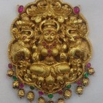 Gold Lakshmi Pendant From Vijay Jewellers
