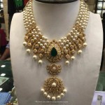 Gold Pearl Necklace from Anagha Jewellery