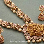 Gold Ruby Necklace from Anagha Jewellery