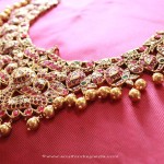 gold Ruby Necklace From Sayar Jewellery