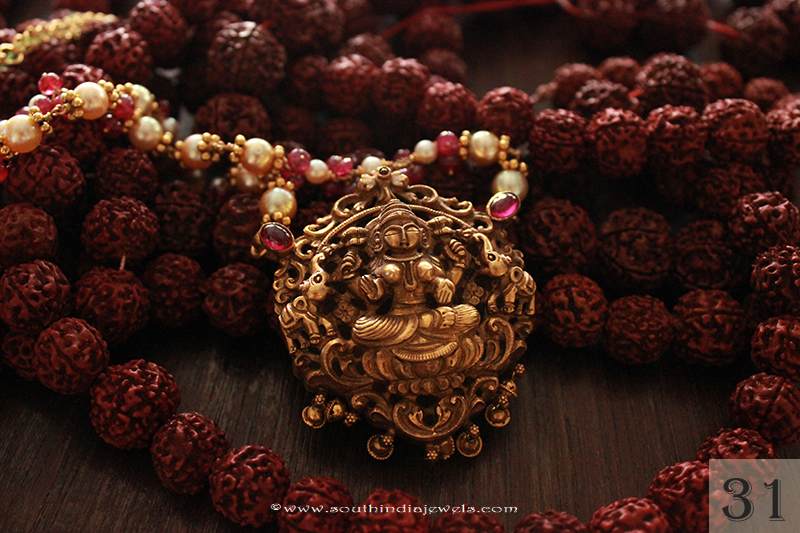 Gold Temple Necklace from Sayar Jewellery
