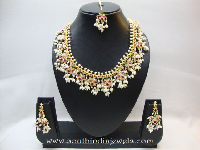 Gold Plated Guttapusalu necklace From Chaahat Fashion Jewellery