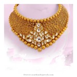 Gold Kundan Necklace from AVR Swarnamahal Jewelry