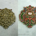 Gold Kundan Pendant Set from Sri Balaji Jewellers