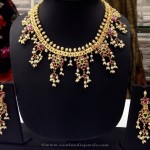 Gold Plated Guttapuslau necklace from Swarnakshi
