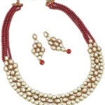 Imitation Kundan Necklace Set