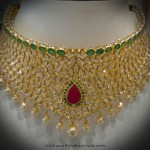 Uncut Diamond Choker Necklace from Navkar Gold World