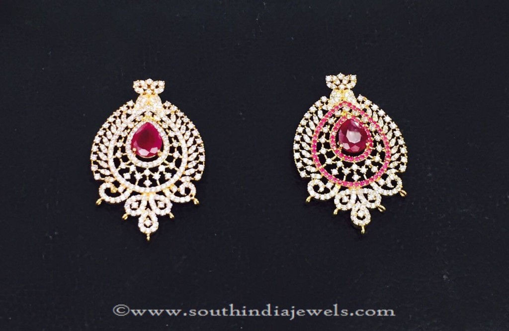 Artificial Ruby Pendants from Amithi