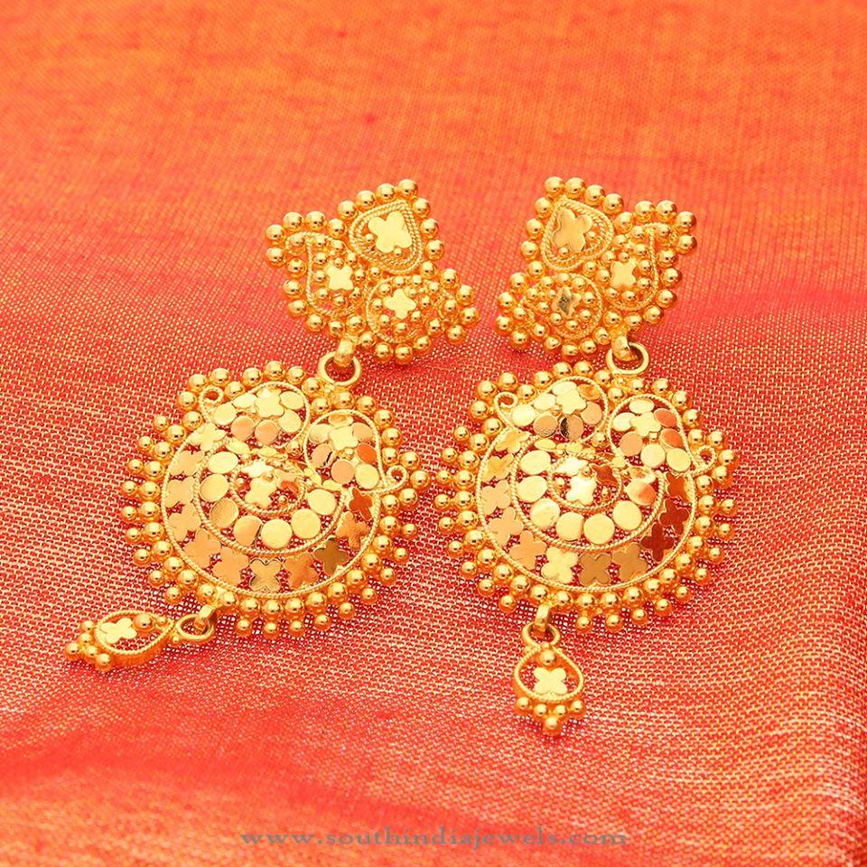 Classic Gold Earrings from Manubhai