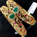 Fancy Gold Plated Stone Bangles