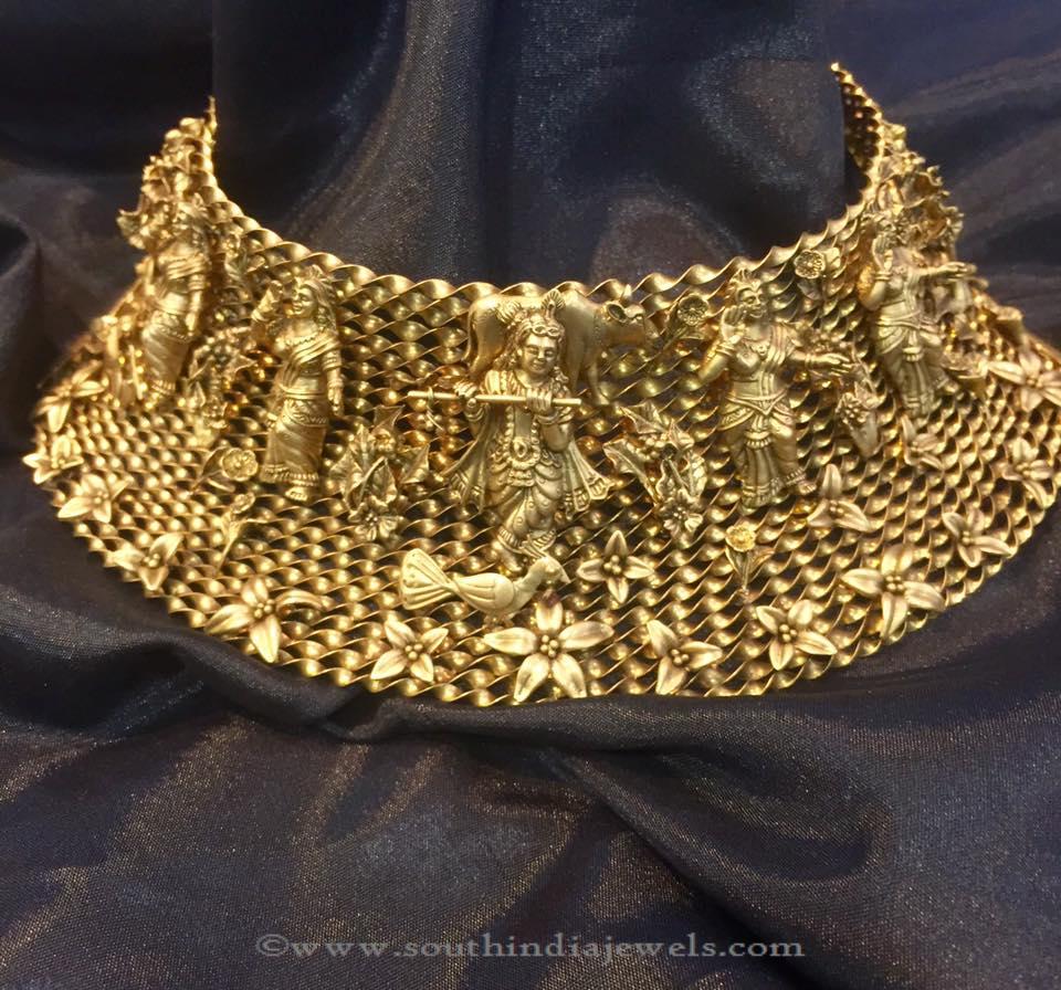 Heritage Gold Choker Necklace 