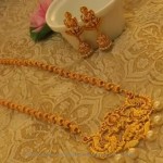 Long Temple Necklace with Jhumka from Emporia