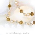 Gold Chain with Souh Sea Pearls