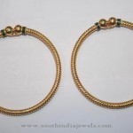 Gold Simple Daily Wear Bangles from Prakurthi