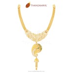Gold Stone Necklace From Thangamayil Jewellery