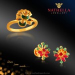 Gold Rings and Earrings from Nathella Jewellery