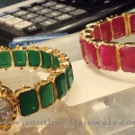 30 Grams Gold Ruby Emerald Bangle