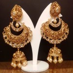 Gold Uncut Diamond Jhumka from NAJ