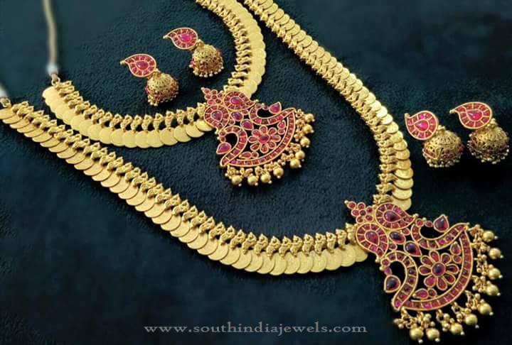 Imitation Bridal Coin Necklace Set from Shobha Creations