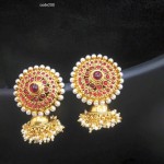 Antique Ruby Pearl Jhumka from Amore
