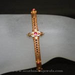 Simple Gold Bracelet Design