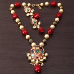 Beaded Imitation Necklace from Indiaroots