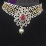 Designer Diamond Necklace from Manepally