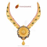 22k Gold Designer Necklace from Thangamayil Jewellery