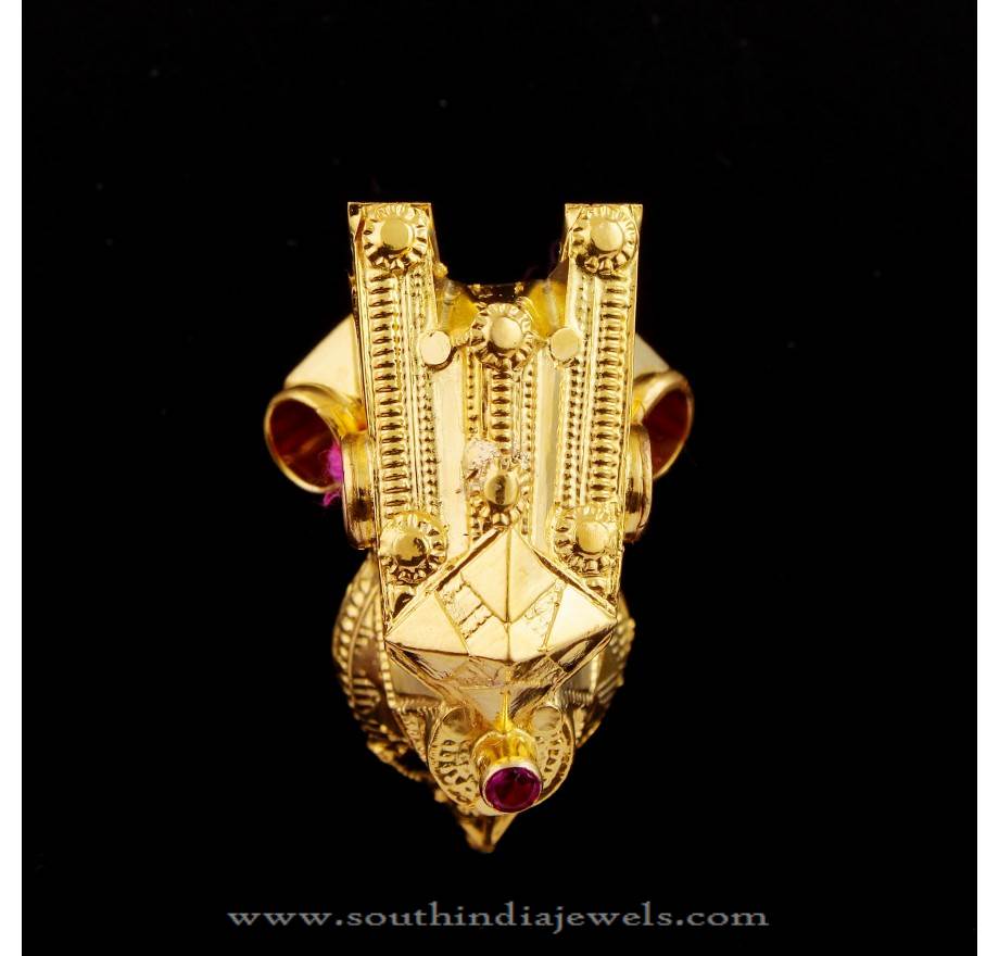 Indian Gold Thali Designs from Dar