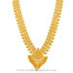 Kerala Gold Haram Design from Lalitha Jewellery