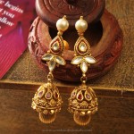 Latest Model Indian Jhumka from Manubhai Jewellers