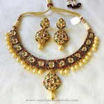 Imitation Necklace set with Pearls