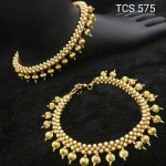 Pearl Anklet Design from Temple Collections
