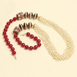 Multi layer Pearl Beaded Necklace