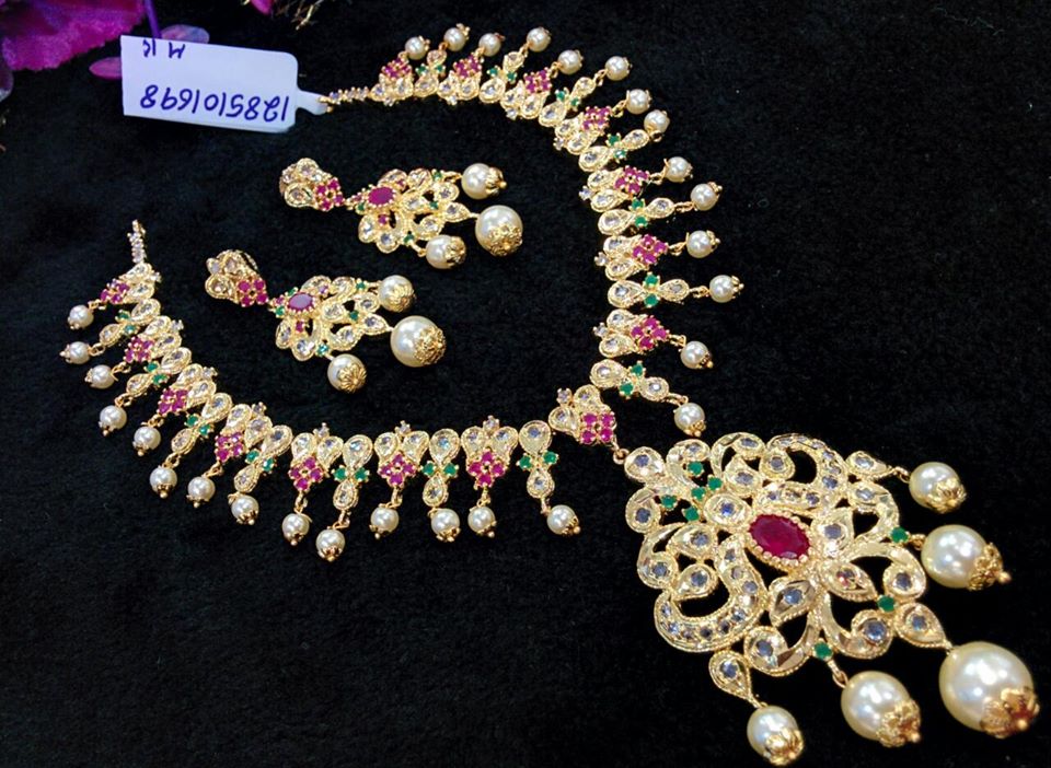 One Gram Gold Necklace from Temple Collections